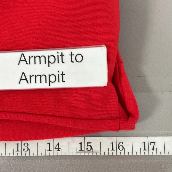 Philosophy Republic Clothing Tunic Pleated Blouse Red Size Small S - Picture 16 of 17